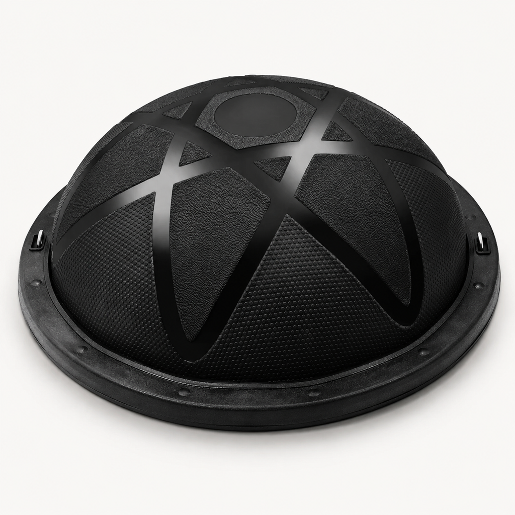 23-Inch Half Ball Balance Trainer with Resistance Bands, Reversible Platform and 660 lb Capacity