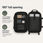 26L Tactical Backpack with Laser-Cut MOLLE Webbing, 15-Inch Laptop Compartment & Dual Bottle Pockets