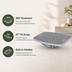 360° Wobble Balance Board with 25° Tilt, Non-Slip Surface, Carry Handles & 500 lb Capacity