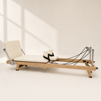 75-Inch Foldable Pilates Reformer Machine with Dual Spring & Cord Resistance, Adjustable Foot Bar & Jump Board
