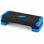 Adjustable Aerobic Step Platform with 4 Heights, Balance Trainers & Resistance Bands, 660 lb Static Capacity