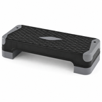 Adjustable Aerobic Step Platform with 4 Heights, Balance Trainers & Resistance Bands, 660 lb Static Capacity