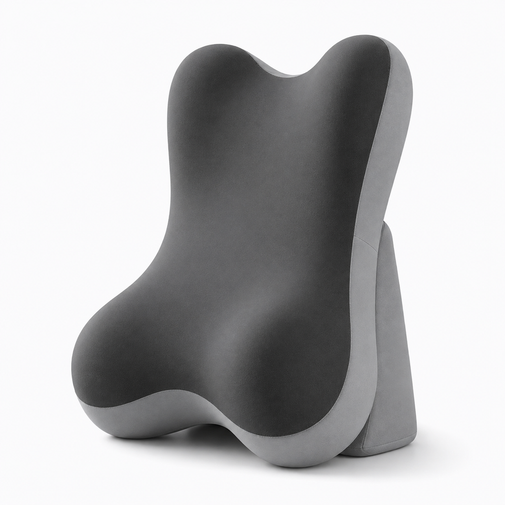 Adjustable Bed Wedge Pillow with Memory Foam & 2-Piece Incline Backrest for Reading, Gaming & Reclining