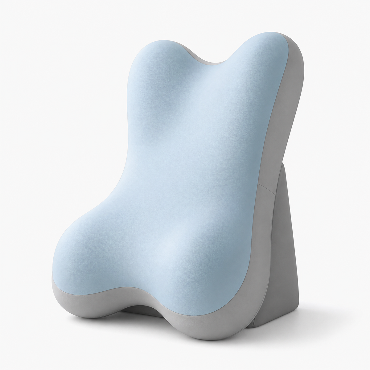 Adjustable Bed Wedge Pillow with Memory Foam & 2-Piece Incline Backrest for Reading, Gaming & Reclining