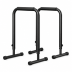 Adjustable Dip Bars with 3 Height Levels, 32–36 in, 440 lb Capacity for Home Gym Calisthenics