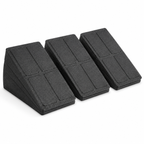 Adjustable Slant Board Calf Stretcher, 3-Piece EPP Foam Incline Wedge with 4 Angles for Stretching and Squats