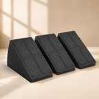 Adjustable Slant Board Calf Stretcher, 3-Piece EPP Foam Incline Wedge with 4 Angles for Stretching and Squats