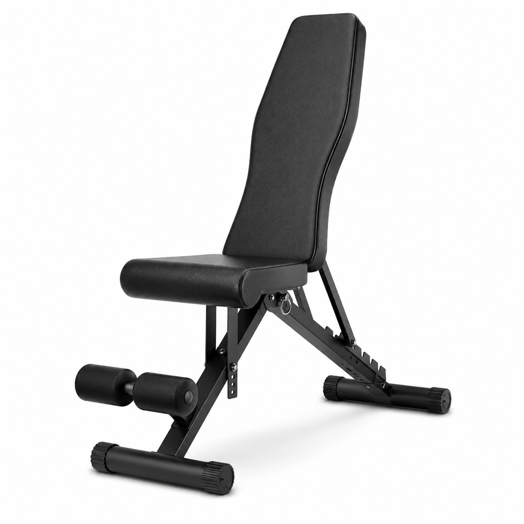 Adjustable Weight Bench with 8-Position Backrest, Foldable 1000 lb Capacity for Full-Body Strength Training