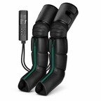 Air Compression Leg Massager with Heat, 6 Modes, 9 Intensity Levels & Full-Leg Compression Boots