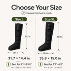 Air Compression Recovery Boots with Cordless Controls, 7 Pressure Levels, 5 Modes & USB-C Charging