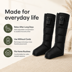Air Compression Recovery Boots with Cordless Controls, 7 Pressure Levels, 5 Modes & USB-C Charging