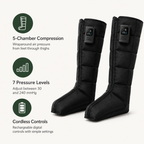 Air Compression Recovery Boots with Cordless Controls, 7 Pressure Levels, 5 Modes & USB-C Charging