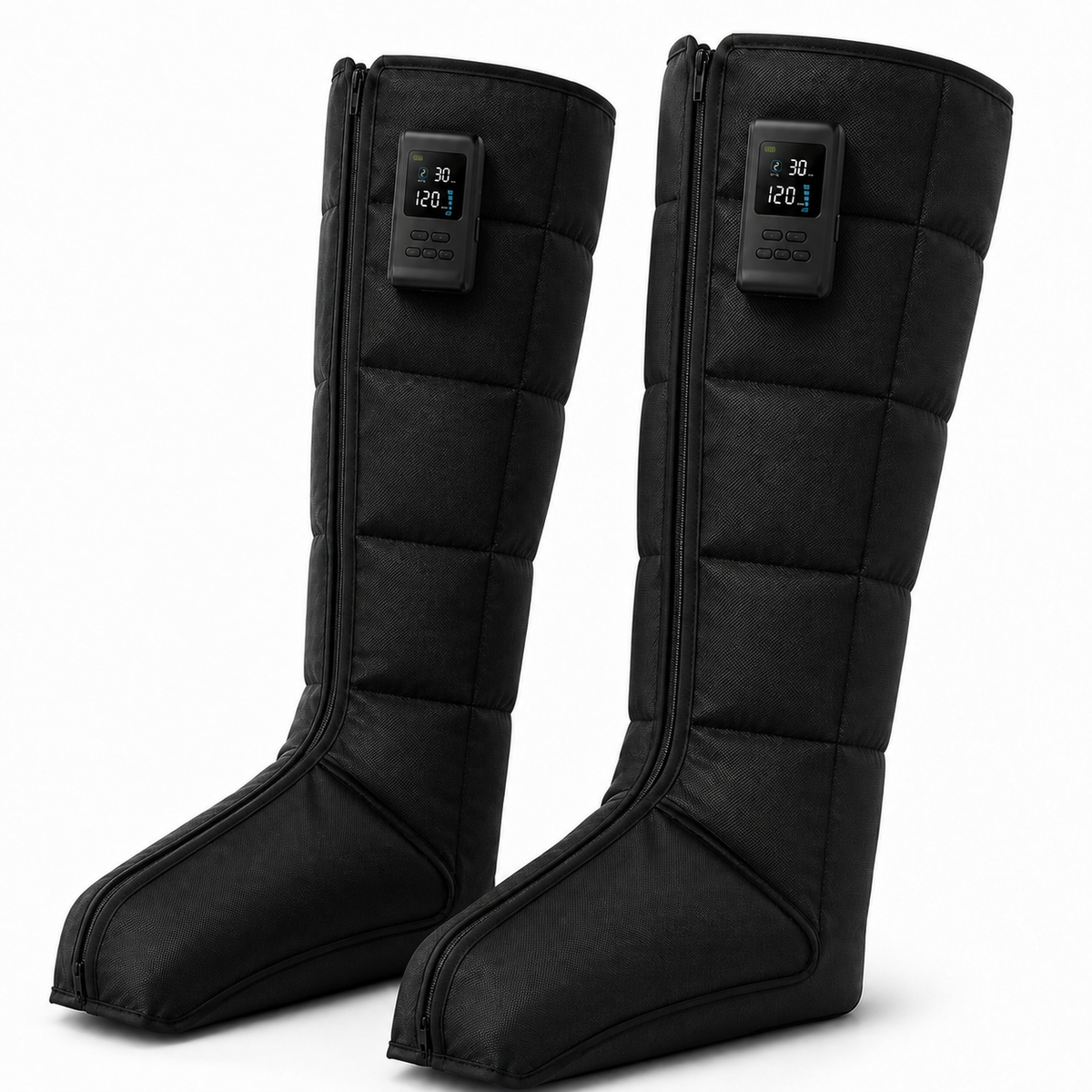 Air Compression Recovery Boots with Cordless Controls, 7 Pressure Levels, 5 Modes & USB-C Charging