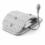 Back Stretcher with Adjustable Inflatable Lumbar Support, Acupressure Points and Manual Hand Pump