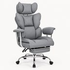Big & Tall Executive Office Chair with Footrest, 350 lb Capacity, 90°–135° Recline & Wide Seat