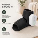 Cordless Foot & Ankle Massager with Heat & Air Compression, 3 Modes, 4 Intensities & 3000mAh Battery