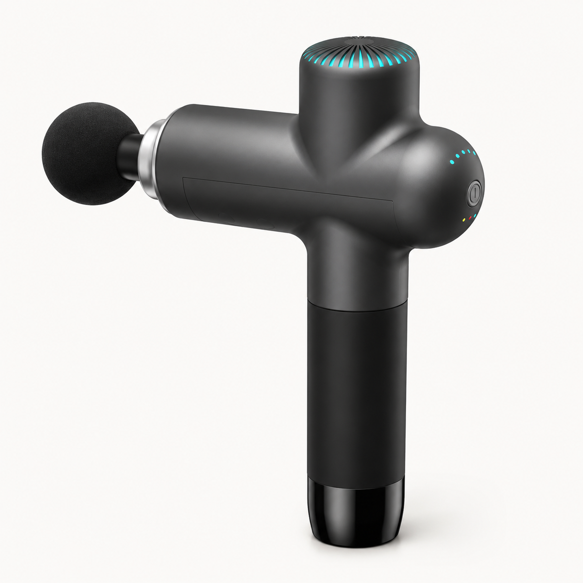 Deep Tissue Massage Gun with Heated Head, 8 Attachments, 5 Speeds and 3 Vibration Modes