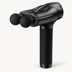 Dual-Head Deep Tissue Massage Gun with LCD Touch Controls, Rechargeable Design and 12 Attachments