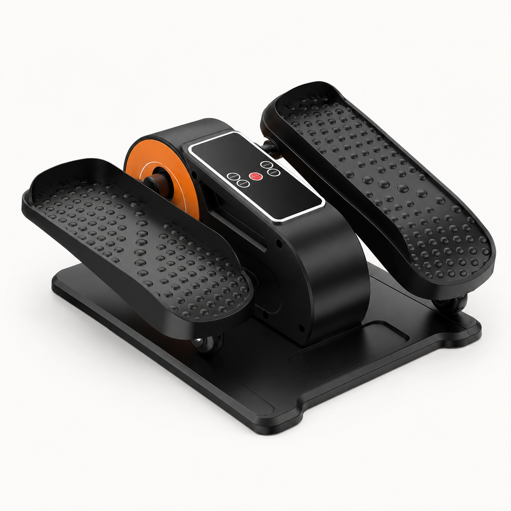 Electric Under Desk Elliptical Machine with 12 Speeds, Remote Control, 3 Auto Programs and Forward/Reverse Motion