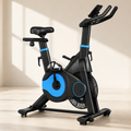 Exercise Bike with Magnetic & Air Resistance, Silent Belt Drive, App Connectivity, LCD Monitor & 350 lb Capacity