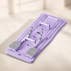 Foldable Ab Workout Board with Auto-Rebound Sliding Tracks, Resistance Bands, Push-Up Handles & Digital Timer