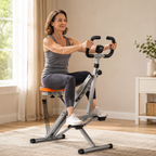 Foldable Squat Machine for Home Gym with Adjustable Resistance, Digital Monitor and 330 lb Weight Capacity