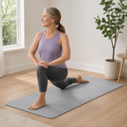 Foldable TPE Yoga Mat with Non-Slip Surface, 72 x 24 in Exercise Mat for Yoga and Pilates