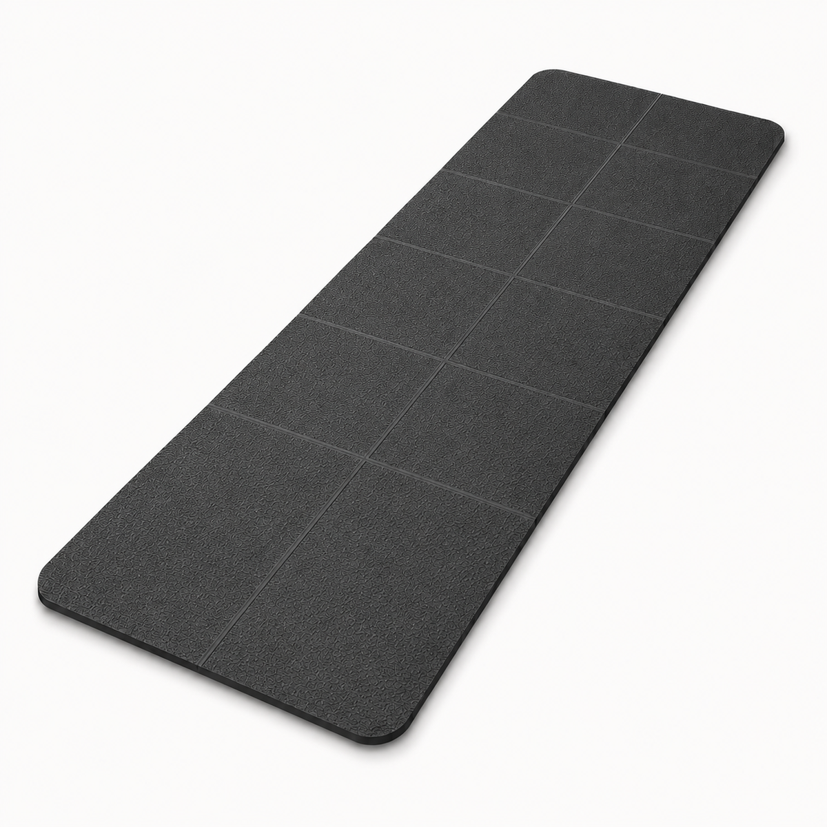 Foldable TPE Yoga Mat with Non-Slip Surface, 72 x 24 in Exercise Mat for Yoga and Pilates