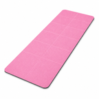 Foldable TPE Yoga Mat with Non-Slip Surface, 72 x 24 in Exercise Mat for Yoga and Pilates