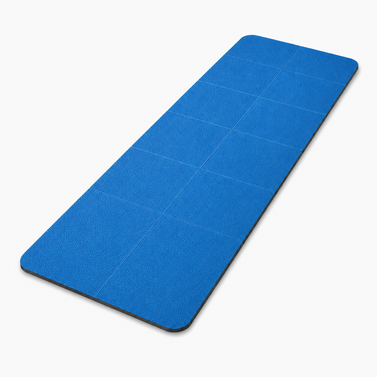 Foldable TPE Yoga Mat with Non-Slip Surface, 72 x 24 in Exercise Mat for Yoga and Pilates