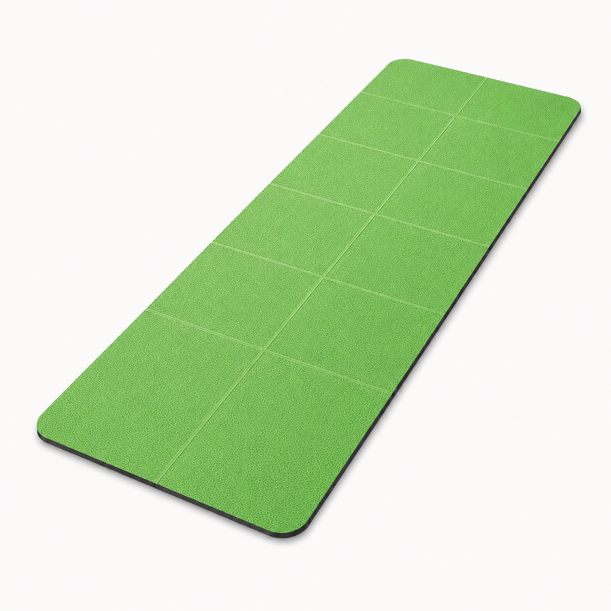 Foldable TPE Yoga Mat with Non-Slip Surface, 72 x 24 in Exercise Mat for Yoga and Pilates