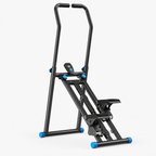Foldable Vertical Stair Stepper with 9 Resistance Levels, Adjustable Handrails, LCD Monitor and 330 lb Capacity