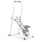 Foldable Vertical Stair Stepper with 9 Resistance Levels, Adjustable Handrails, LCD Monitor and 330 lb Capacity