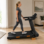 Folding Treadmill with 15% Incline, 3.0 HP Brushless Motor, 7.5 MPH Speed and LED Display