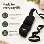 Foot & Leg Stretching Strap with Adjustable Foot Cradle and Multi-Loop Handles for Yoga, Pilates & Flexibility Training
