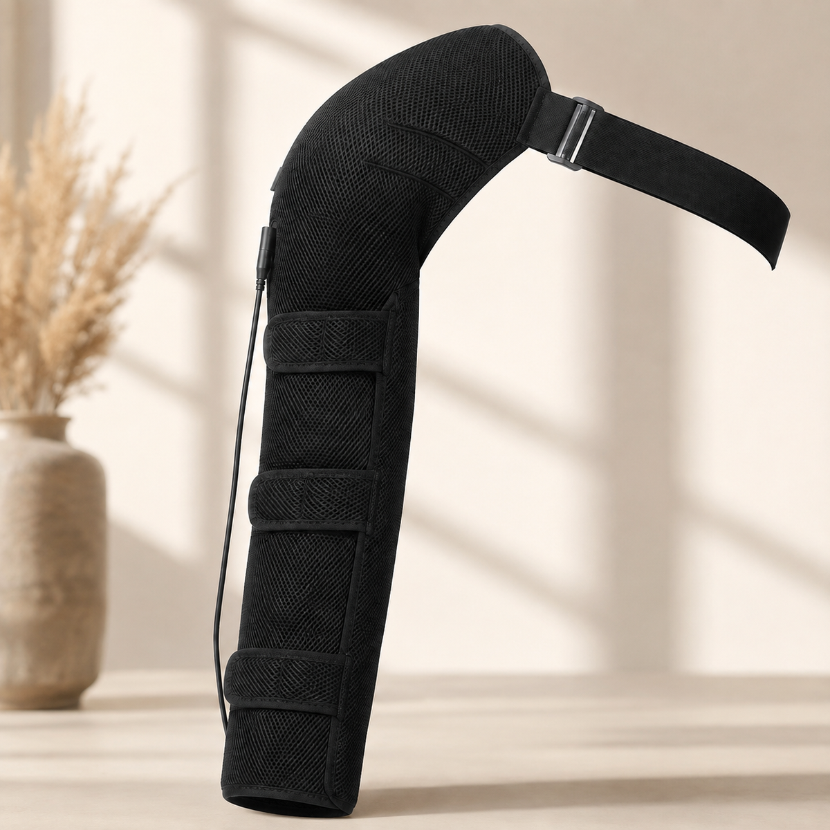 Full-Length Heated Shoulder & Arm Wrap with Vibration Massage, 3 Heat Levels, 3 Vibration Modes and Timer