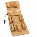 Full Body Massage Mat with Air Compression Stretching, Neck Kneading, Heat, Vibration & Wired Remote Control