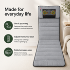 Full Body Massage Mat with Heat, Neck Kneading, 9 Vibration Modes and Adjustable Intensity
