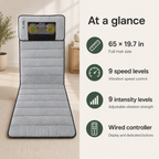 Full Body Massage Mat with Heat, Neck Kneading, 9 Vibration Modes and Adjustable Intensity