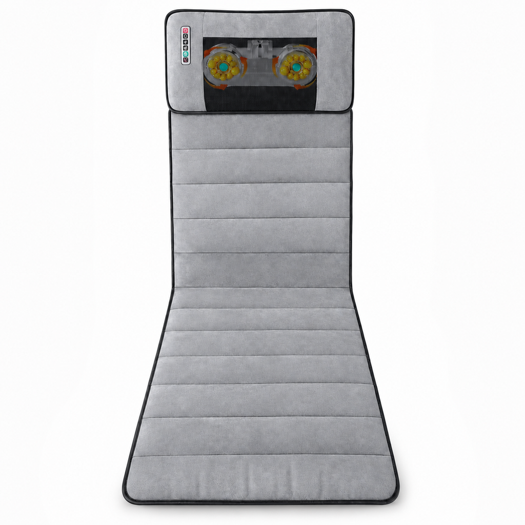 Full Body Massage Mat with Heat, Neck Kneading, 9 Vibration Modes and Adjustable Intensity