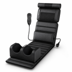 Full Body Massage Mat with Heat, Neck & Foot Kneading, Vibration, Wired Controller and Inflatable Lumbar Support