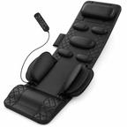 Full Body Stretching Massage Mat with Heat and 3D Air Compression, 4 Modes, 3 Intensities, Foldable Design