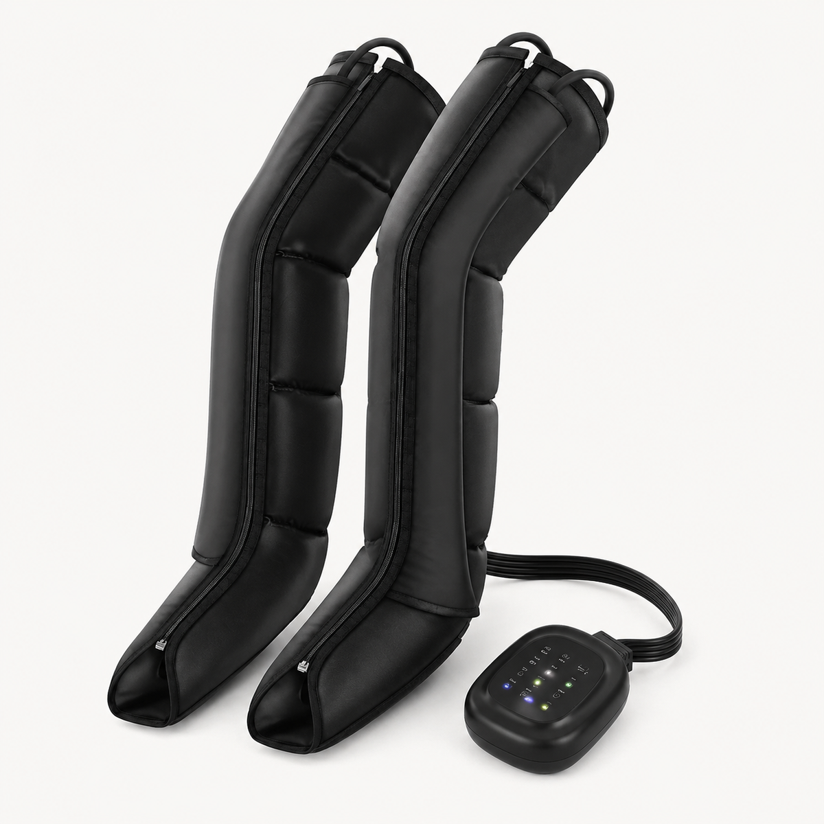 Full Leg Air Compression Massager Boots with Heat, Multiple Programs and 3 Intensity Levels
