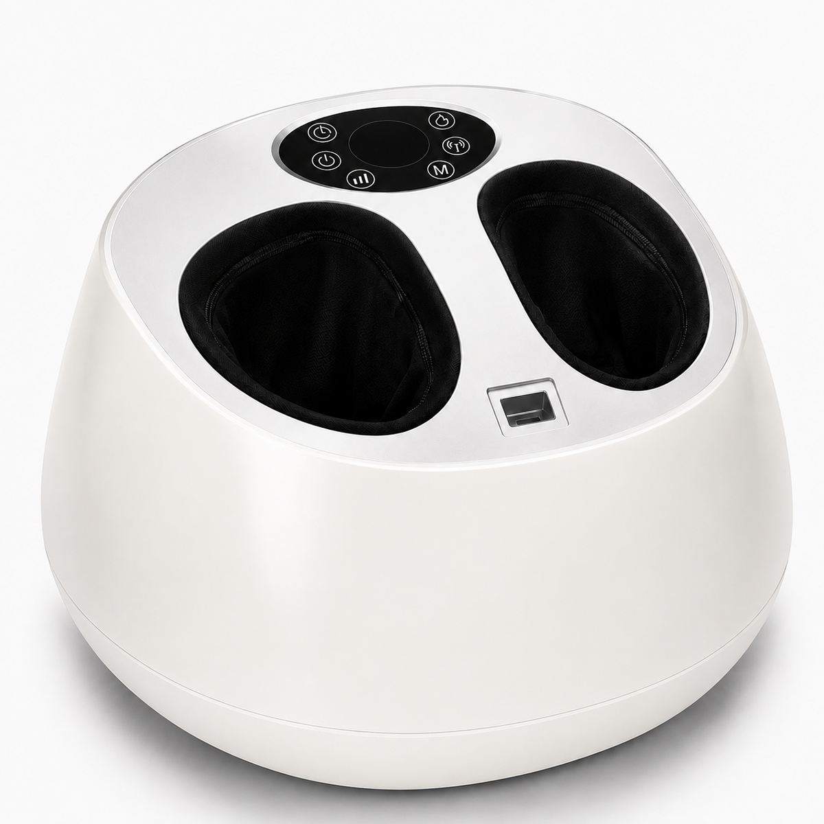 Fully Enclosed Shiatsu Foot Massager with Heat and Air Compression, 5 Modes, 9 Intensity Levels and Remote Control