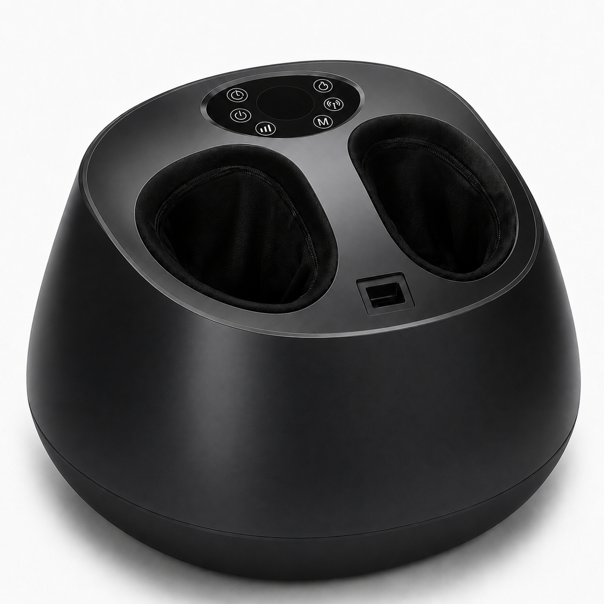 Fully Enclosed Shiatsu Foot Massager with Heat and Air Compression, 5 Modes, 9 Intensity Levels and Remote Control