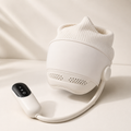 Heated Head & Eye Massager with 6-Zone Air Compression, 4 Modes & Lightweight Cordless Design