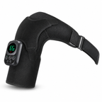 Heated Shoulder Brace with App Control, 6 Heat Settings, 3 Vibration Levels & Removable Controller