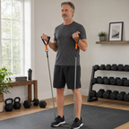 Heavy Resistance Bands Set with Handles, 6 Stackable Levels, Door Anchor & Ankle Straps for Full-Body Training