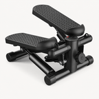 Hydraulic Mini Stepper with Resistance Bands, 300 lb Capacity, Adjustable Step Height and LCD Monitor — No Assembly Required