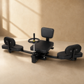 Leg Stretcher Machine with 180° Handwheel Adjustment, Heavy-Duty 3-Bar Split Trainer for Home Flexibility Training